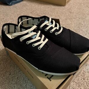 Black Canvas Men's Shoes